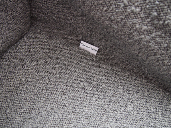 Charcoal Boucle Kids Flip Out Sofa Cover